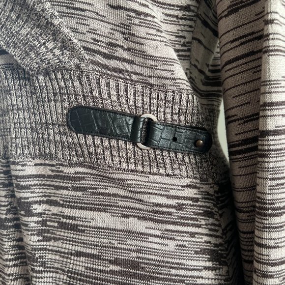 Tad b Brown & Tan Sweater Dress Size M - Picture 4 of 10